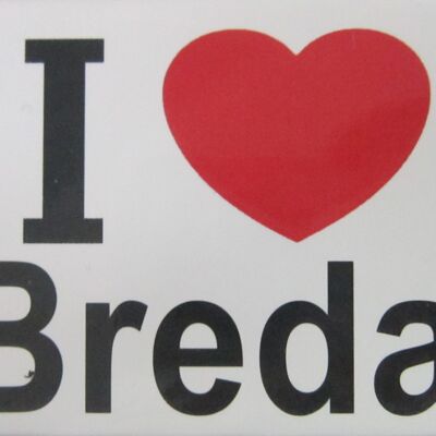 Aimant de réfrigérateur J'aime Breda