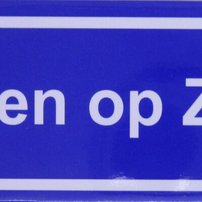 Aimant de réfrigérateur Panneau de ville Bergen op Zoom