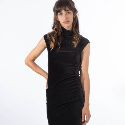 Vestido Caída - Negro