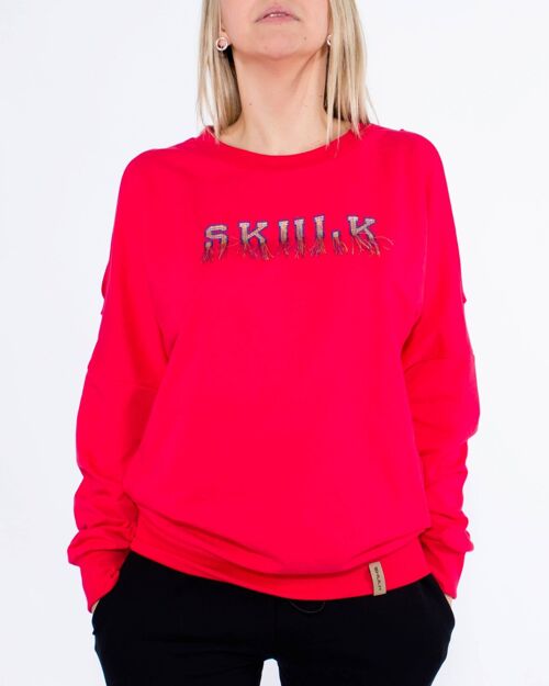 Sweatshirt Fringe - Red