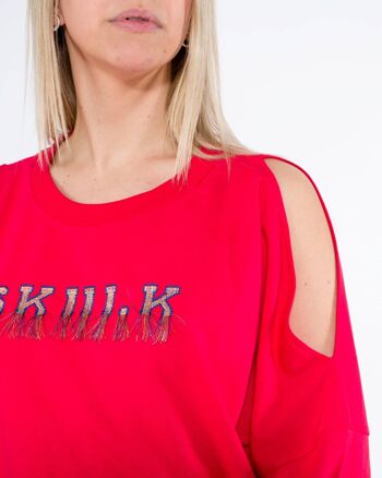 Sweat Frange - Rouge 2