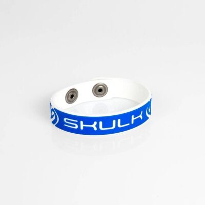 Pulsera Skulk - Blanco Y Azul Royal