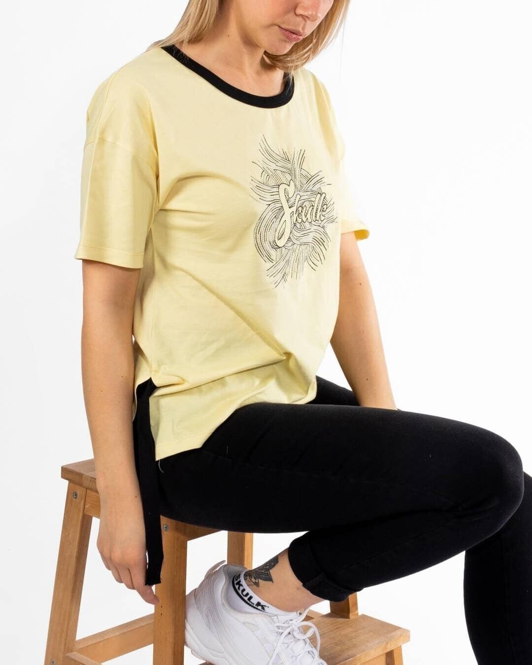 Maglietta Psycho - Giallo