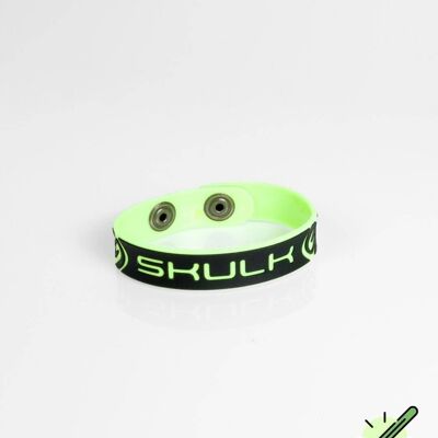 Armband Skulk - im Dunkeln leuchten und schwarz