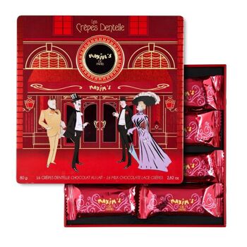 Coffret 16 crêpes dentelle chocolat lait - 80g 6