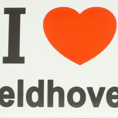 Imán de nevera I Love Veldhoven
