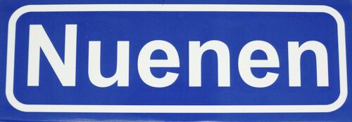 Fridge Magnet Town sign Nuenen