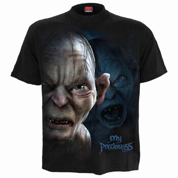 LOTR - GOLLUM - MY PRECIOUSSS - T-shirt imprimé sur le devant Noir 2