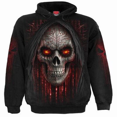 CYBER DEATH - Sudadera con capucha para niños negra