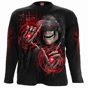 CYBER DEATH - T-shirt manches longues Noir 1