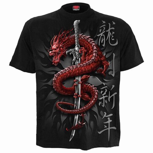 ORIENTAL DRAGON - T-Shirt Black