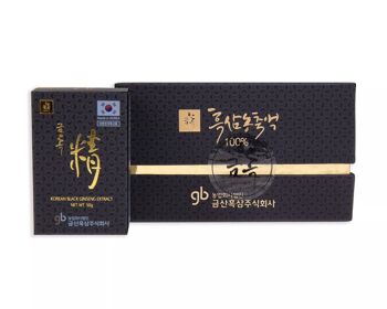 Ginseng Negro Coreano Extracto caja 2 frascos 50g 6