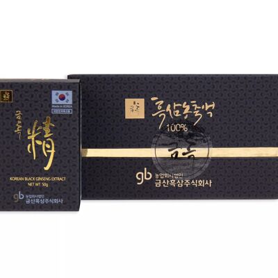 Ginseng Negro Coreano Extracto caja 2 frascos 50g