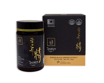 Ginseng Negro Coreano Extracto frasco 240g 6