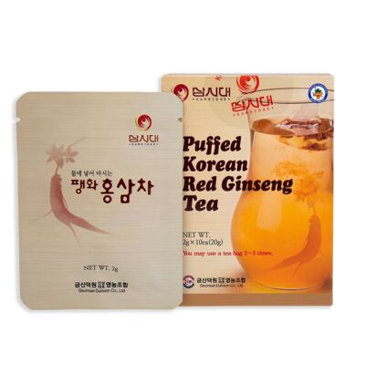 Té de ginseng rojo coreano - 10 bolsas