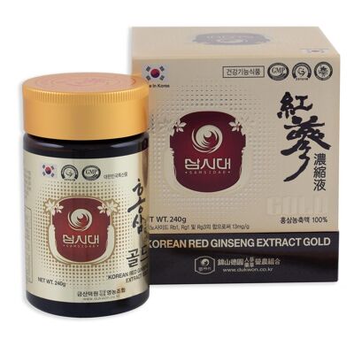 Ginseng Rojo Coreano Extracto Gold - frasco 240g