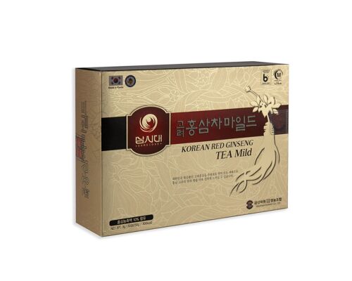 Té de ginseng rojo coreano - Caja de 50 bolsitas