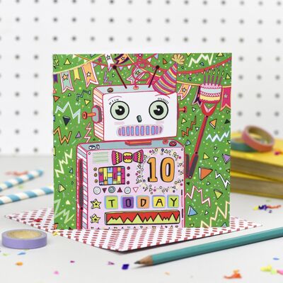 'Ten Today' Birthday Card