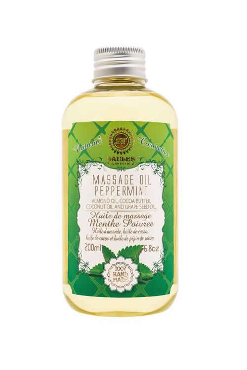 Saules Fabrika Huile de massage Menthe Poivrée