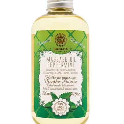 Saules Fabrika Huile de massage Menthe Poivrée