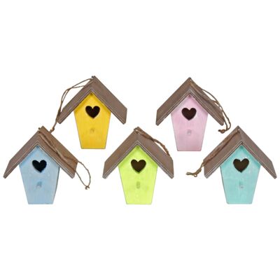 Mini Birdhouses, Set of 5