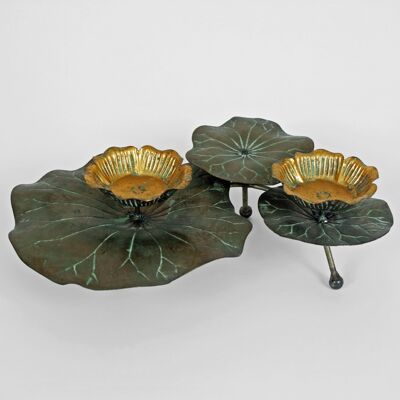 Lily Pad 2 Candle Holder