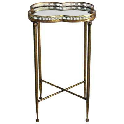 Clover Mirrored Side Table