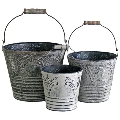 Patterned Pails S/3 (Small)