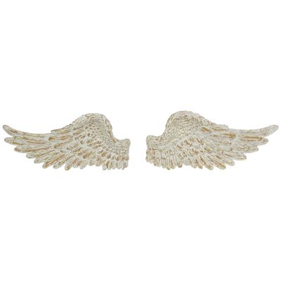 Angel Wings S/2, Cream, Small