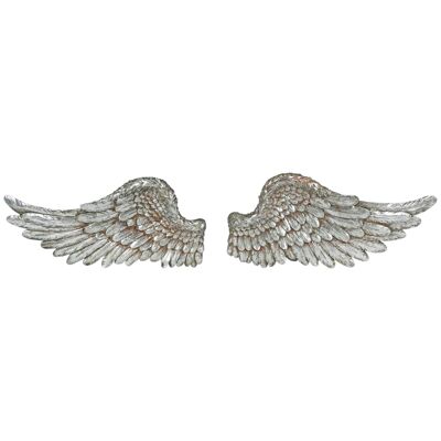 Angel Wings S/2, Silver, Small