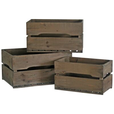 Storage Crates, Set of 3 (Small)