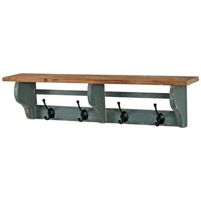 Shelf with 4 Hooks