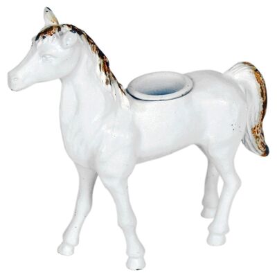 Horse Candle Holder, Head Up