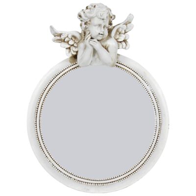 Cherub Topped Mirror