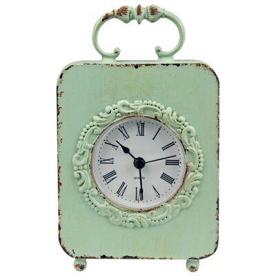 Tall Carriage Clock, Duck Egg Green