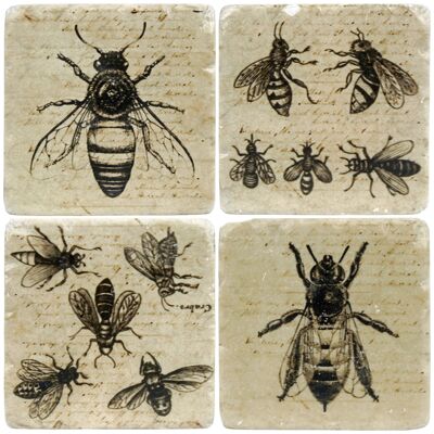 Bee Coasters S/4