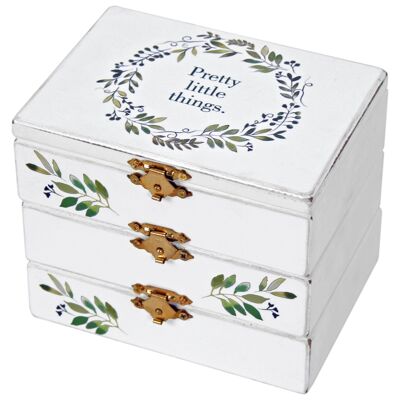"Pretty Little Things" 3 Tier Jewellery Box