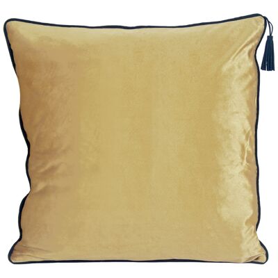 Piped Cushion Cover, Gold