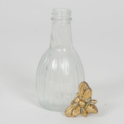 Bee Top Glass Bottle