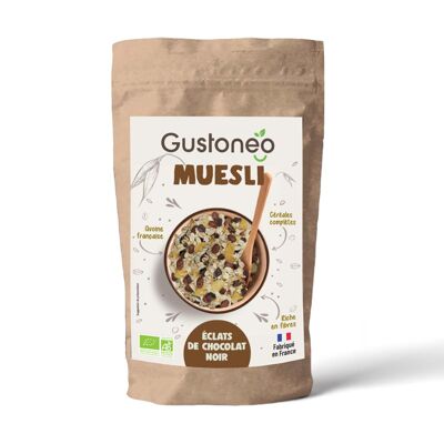 Muesli ecológico con pepitas de chocolate negro 325g