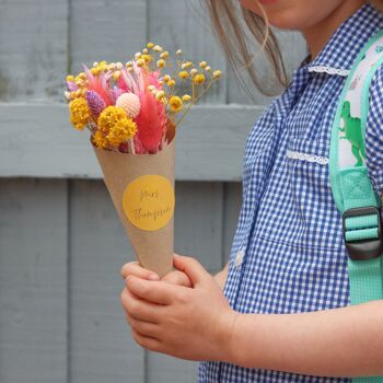 Mini bouquet de fleurs séchées d'été 1