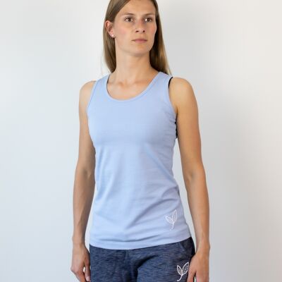 Biyoga Top -GOTS- Performance Damen - hellblau