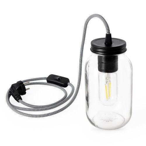 Lámpara de mesa,Light Jar,220-240V LED 2W