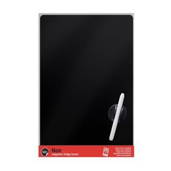 Réfrigérateur pour tableau blanc, Noir, magnétique, avec marqueur 2