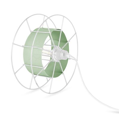 Spool Floor White Green