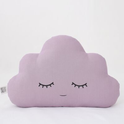 Coussin nuage lilas poussiéreux