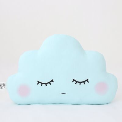 Blushing Blue Mint Cloud Cushion