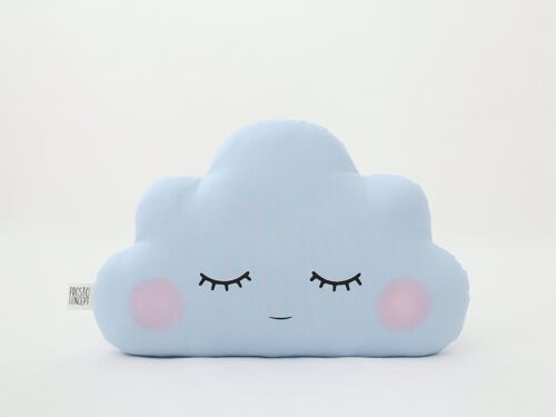 Blushing Baby Blue Cloud Cushion