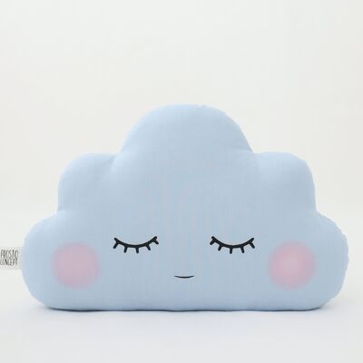 Errötendes Baby-Blau-Wolken-Kissen
