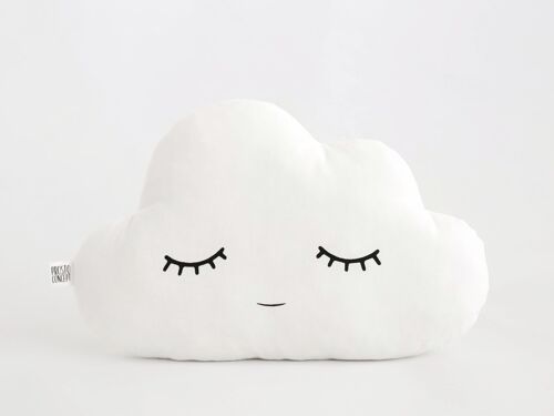 White Cloud Cushion - Sleepy (eyes down)
